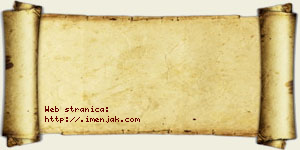 Negovanka Stamenković vizit kartica